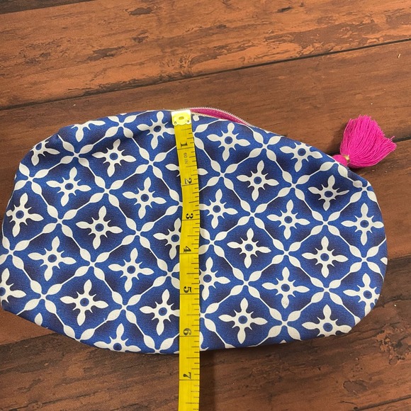 Estée Lauder Make up bag‎ Navy Blue White Pink Cosmetic Bag - Picture 5 of 8